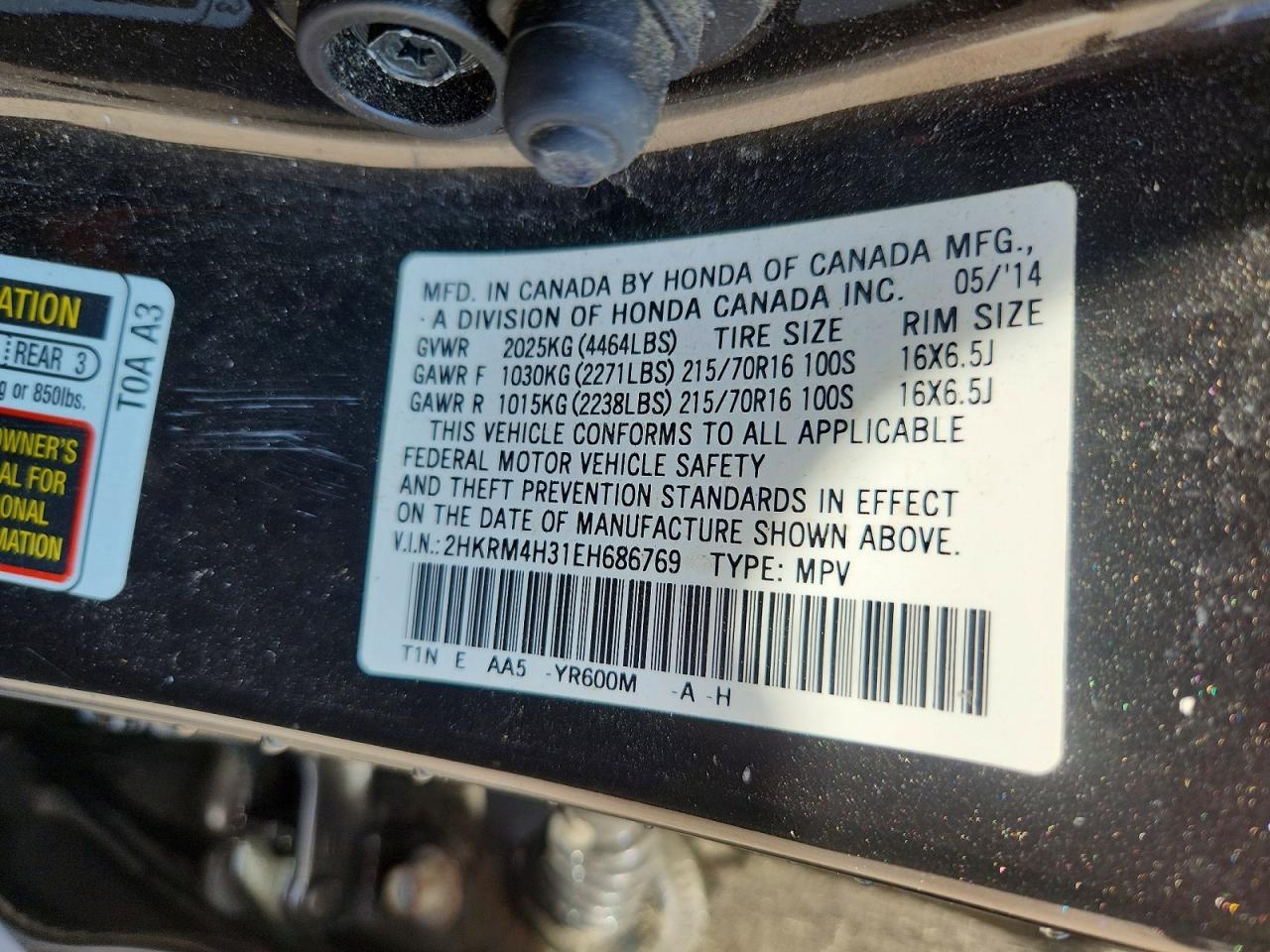 Honda Crv Lx
