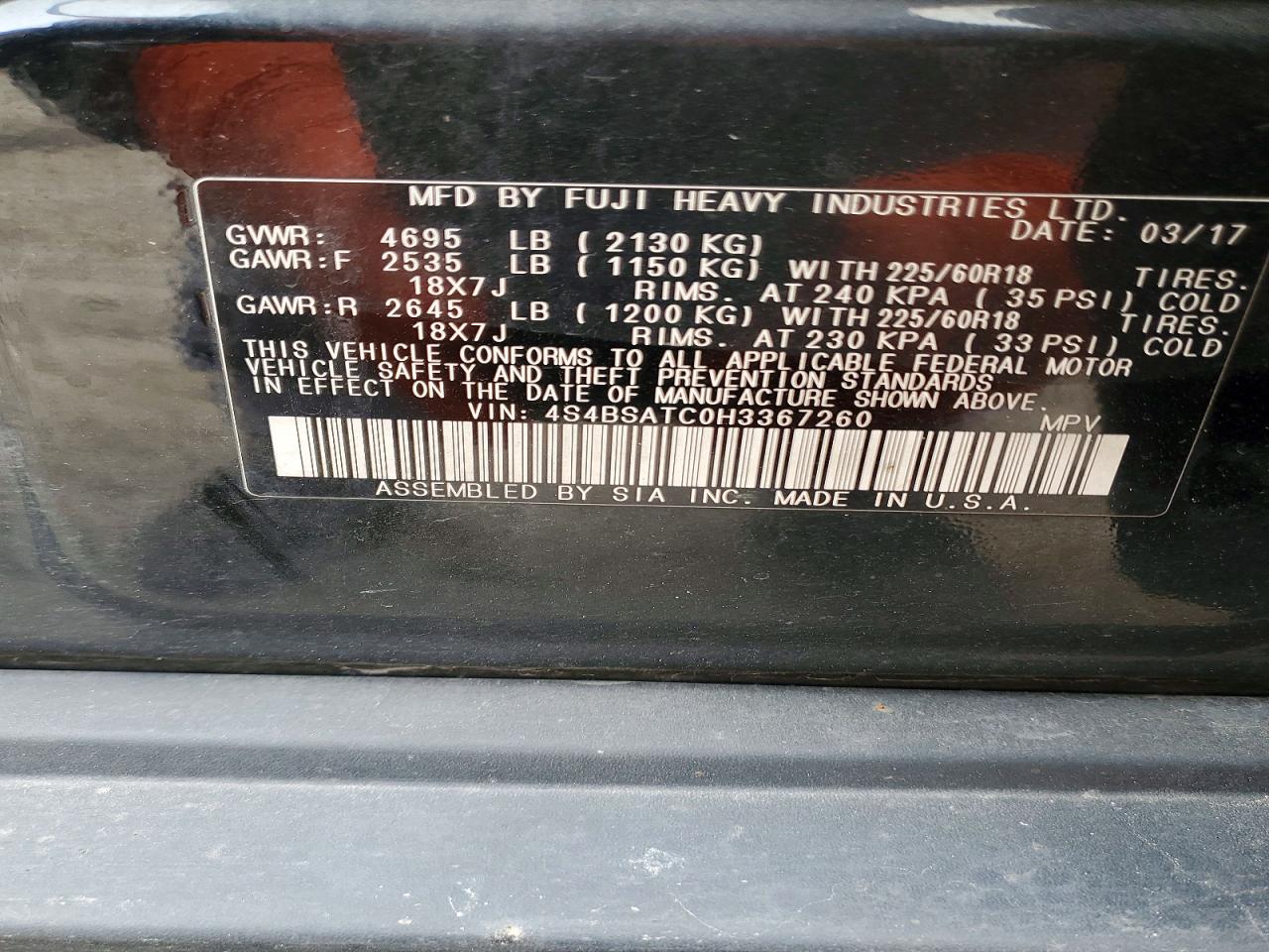Subaru Outback Touring