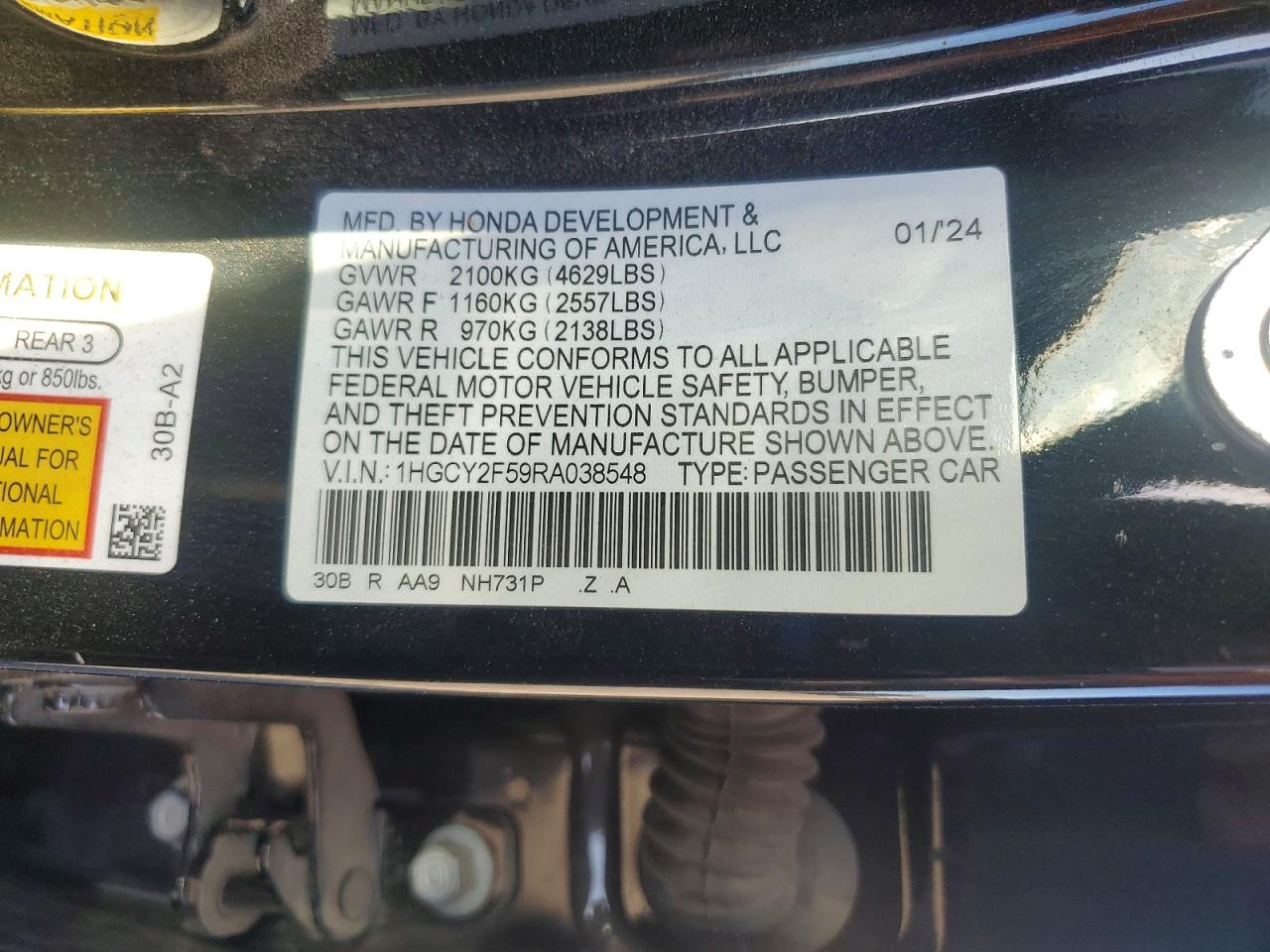 Honda Accord Hybrid Sport
