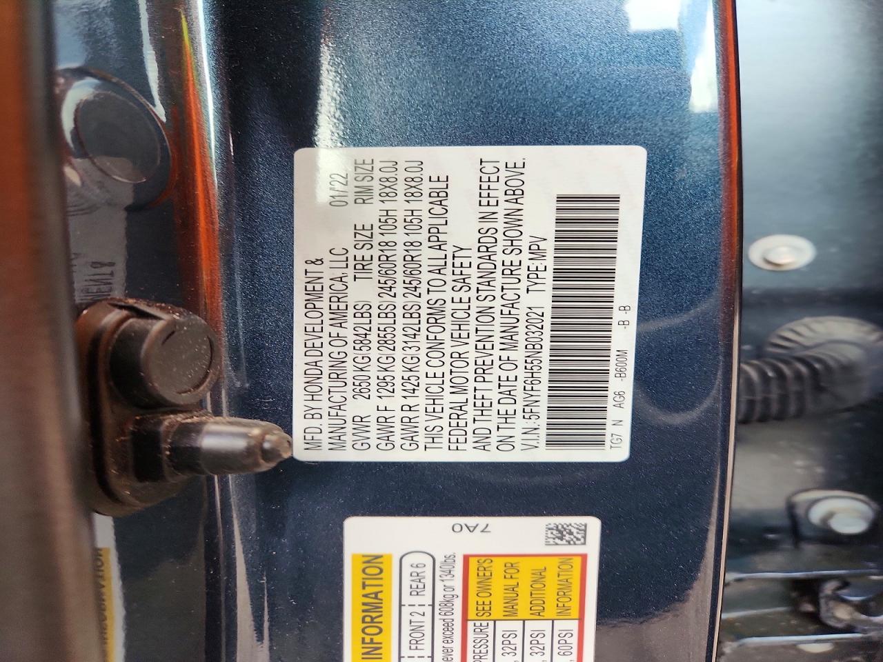Honda Pilot Exl