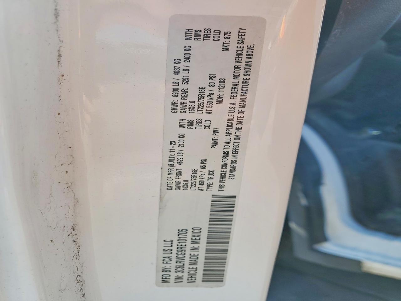 Ram Promaster 2500 High