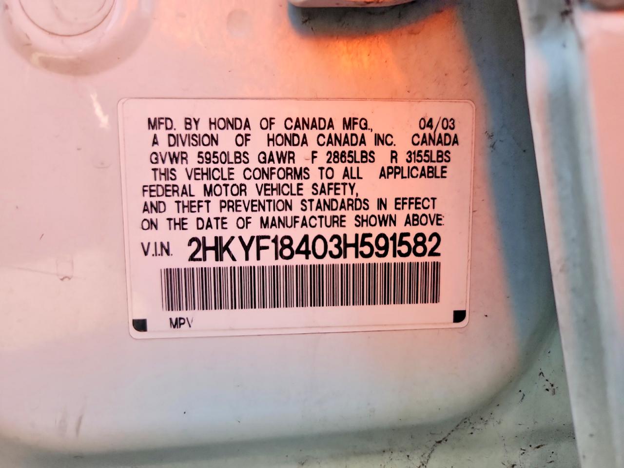 Honda Pilot Ex