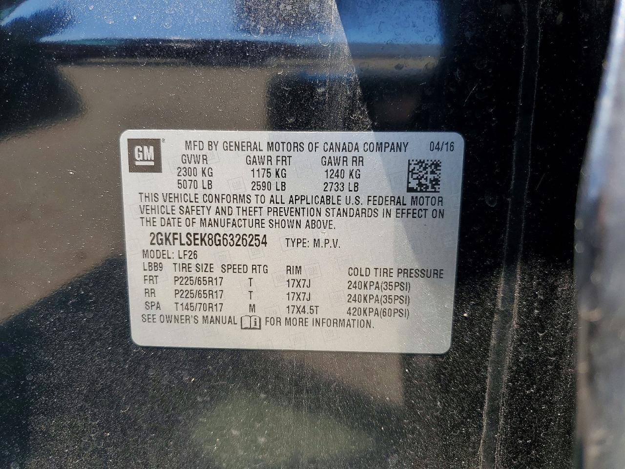 GMC Terrain Sle