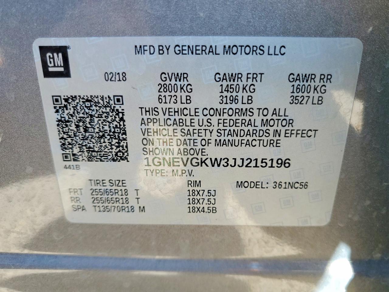 Chevrolet Traverse Lt