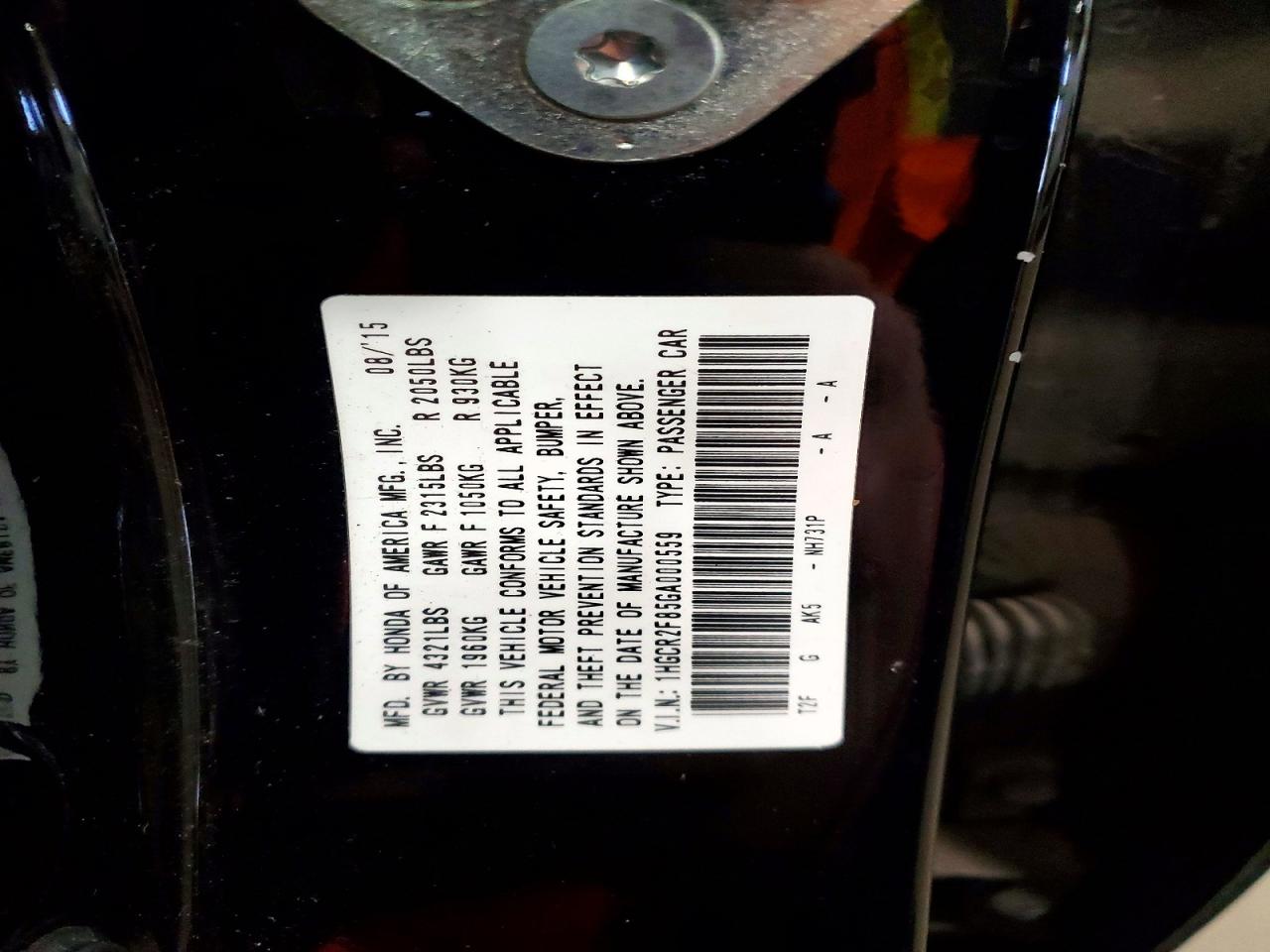 Honda Accord Exl