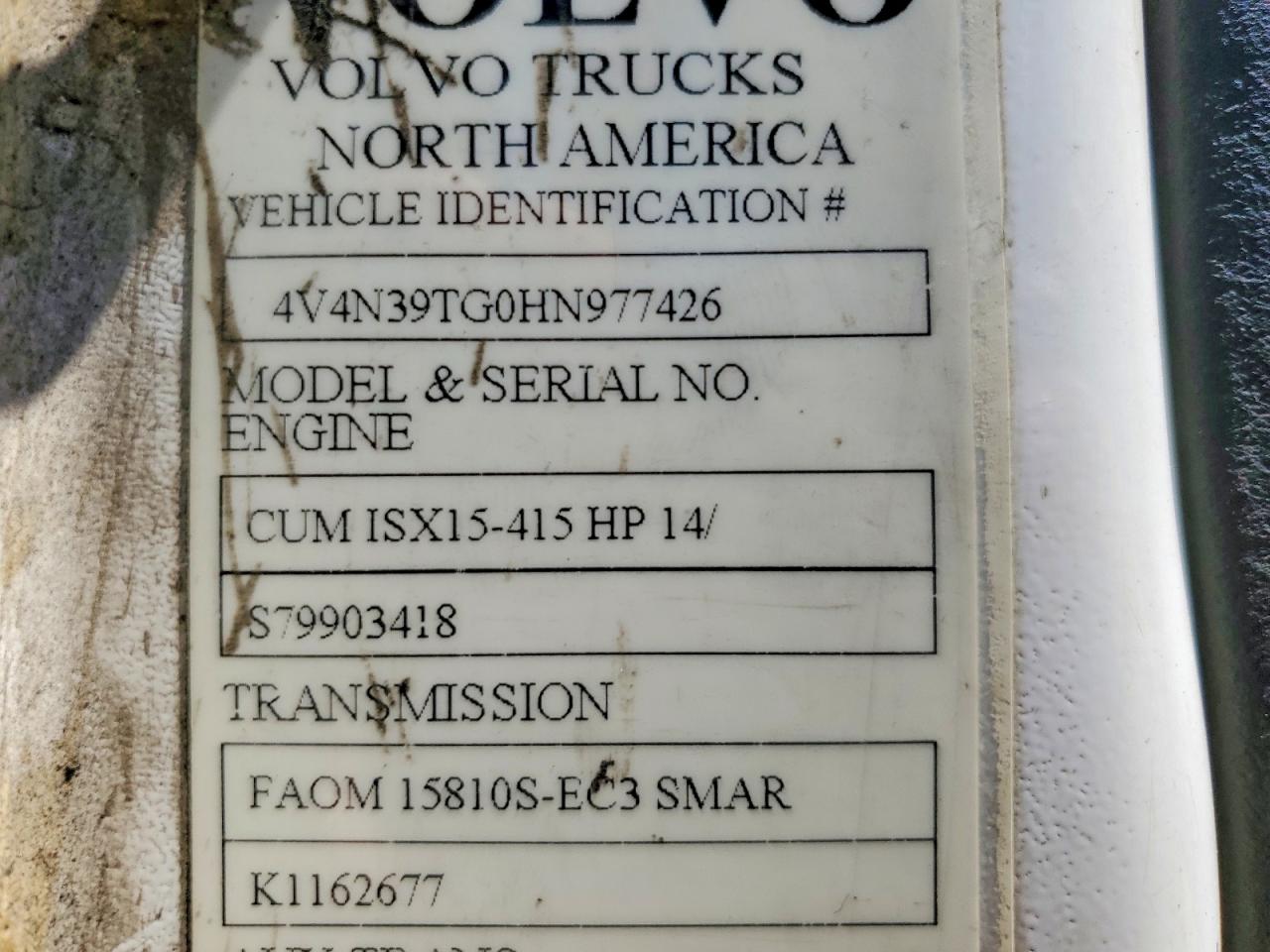 Volvo Vn Vnl