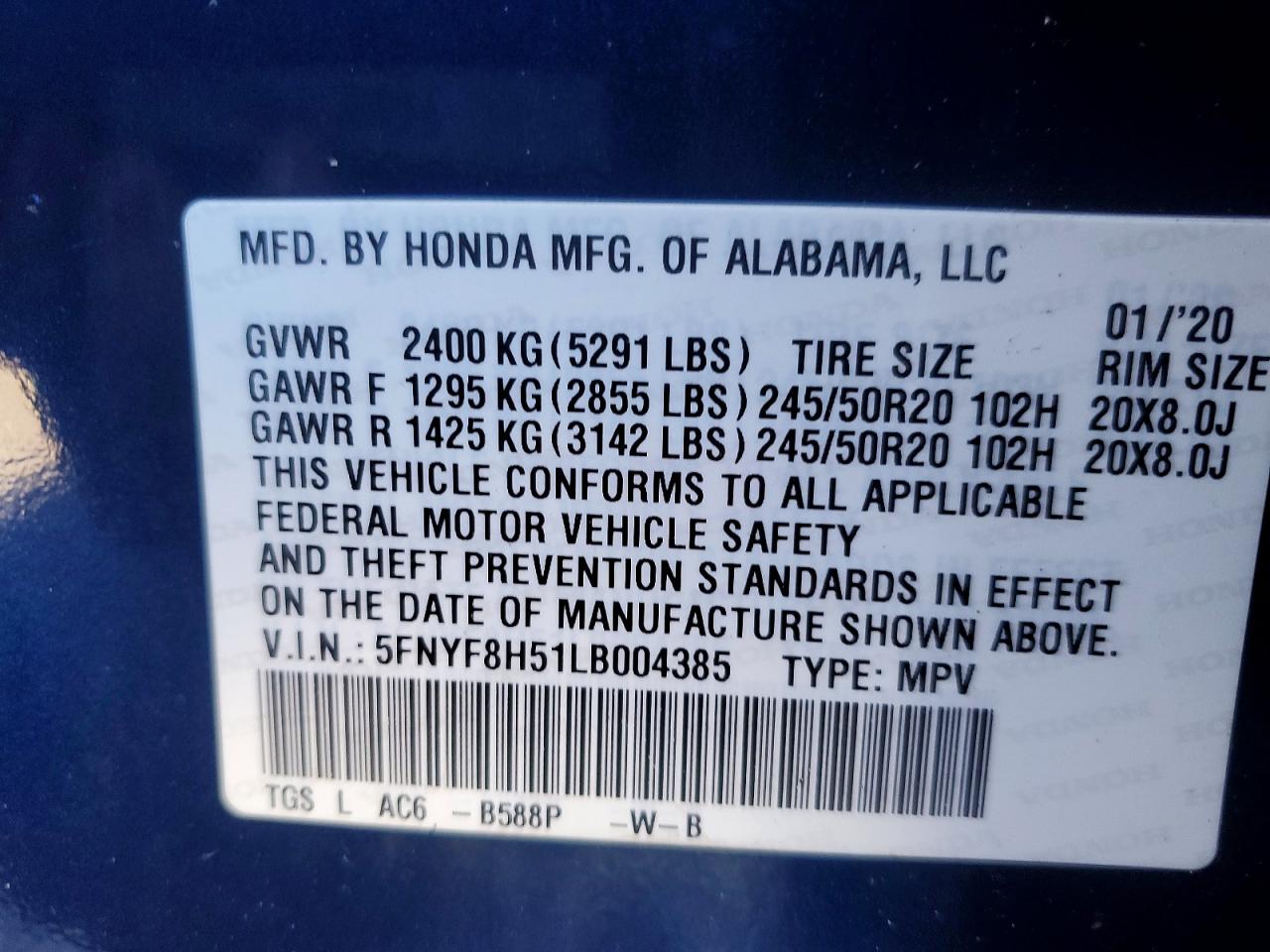 Honda Passport Exl