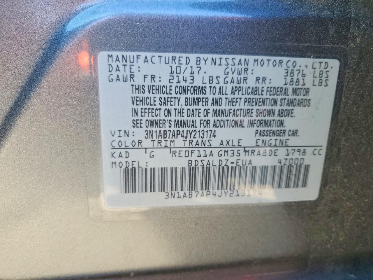 Nissan Sentra Sv