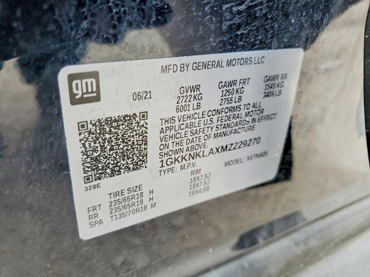 GMC Acadia Sle