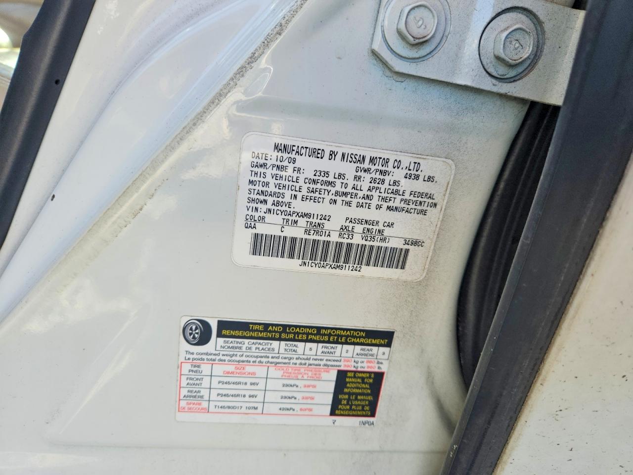 INFINITI M35 Base Base