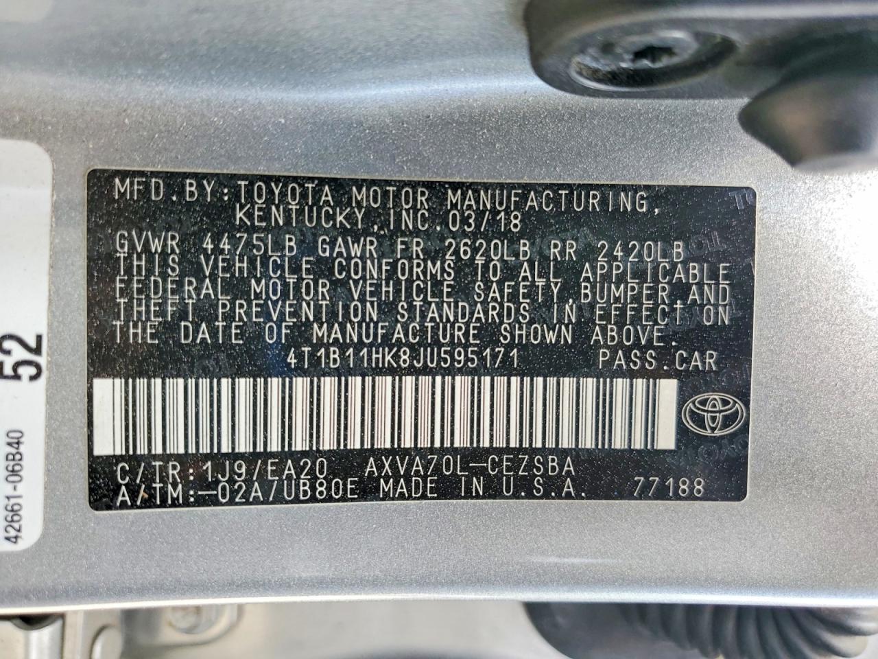 Toyota Camry Se