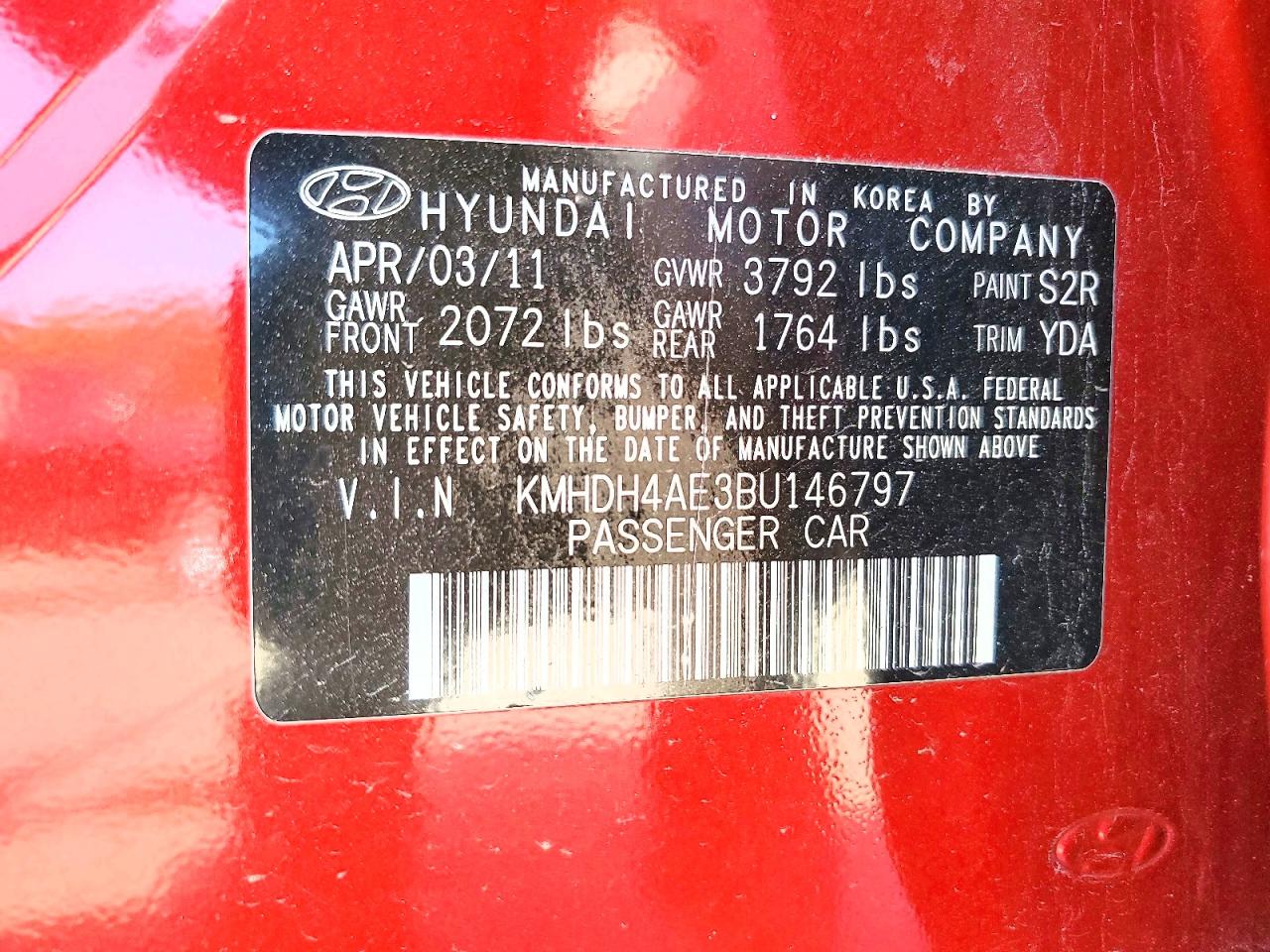 Hyundai ELANTRA Gls