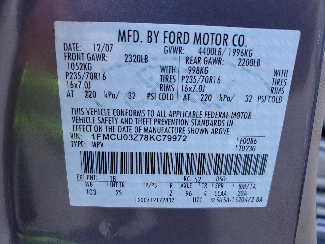 Ford Escape Xlt