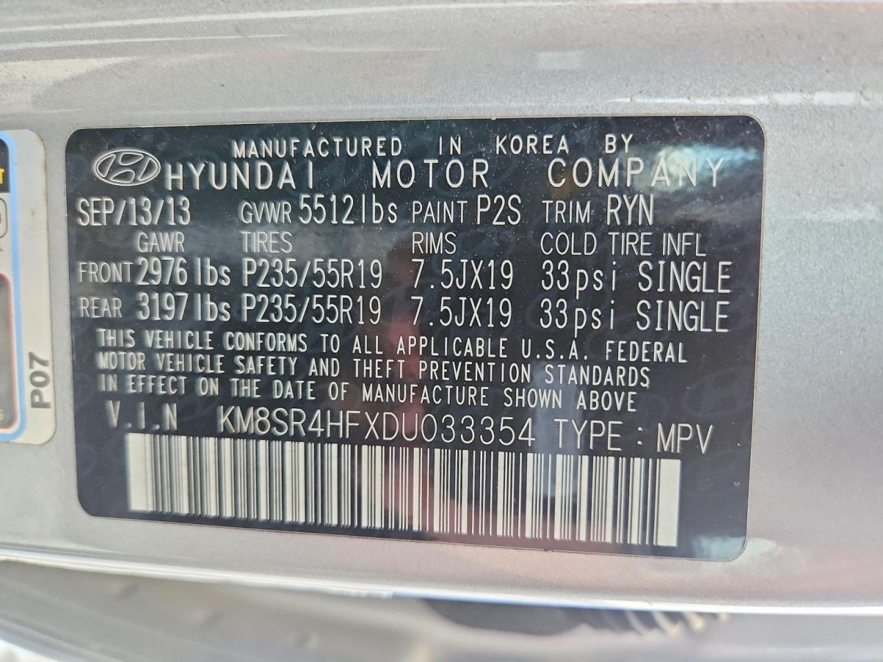 Hyundai SANTA FE Limited