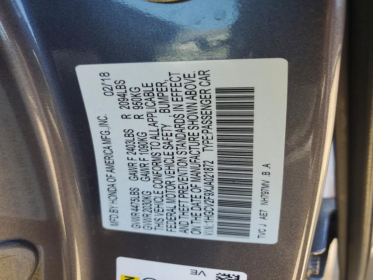 Honda Accord Ex-l