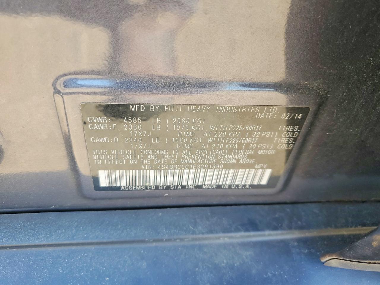 Subaru Outback 2.5i Limited