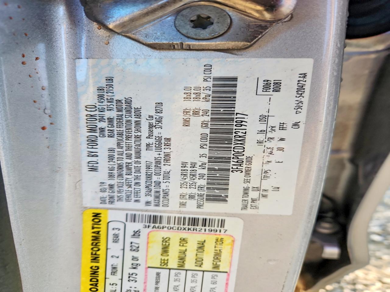 Ford Fusion Sel