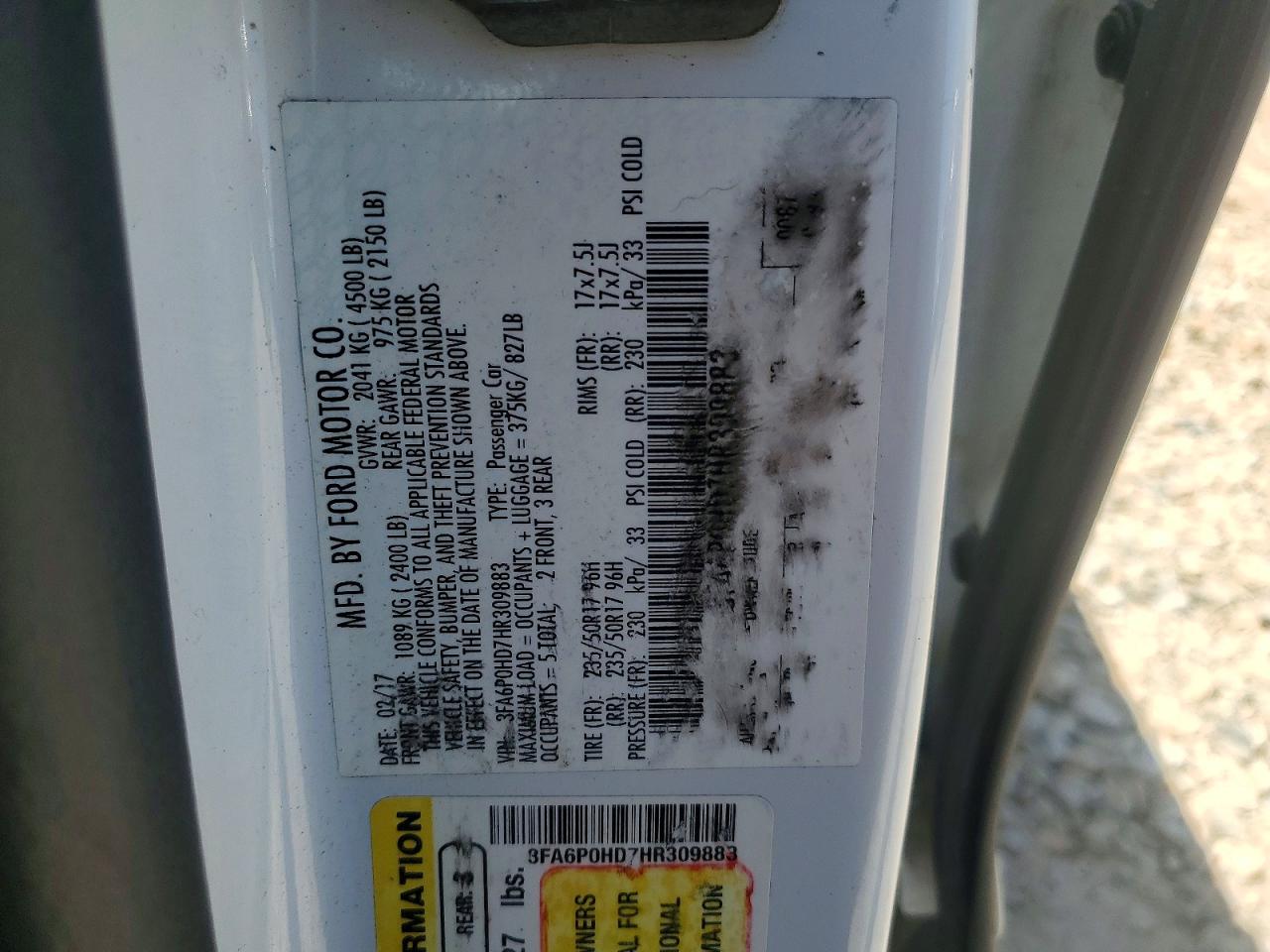 Ford Fusion Se