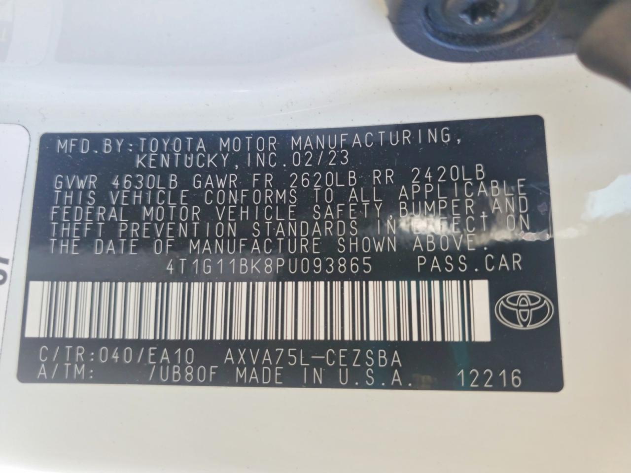 Toyota Camry Se