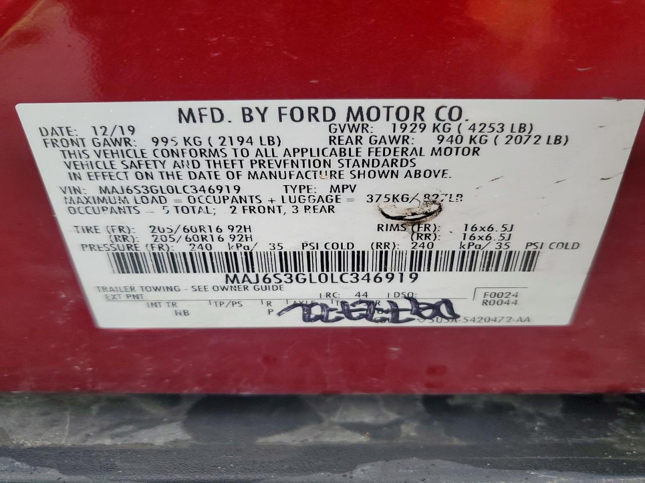 Ford EcoSport Se