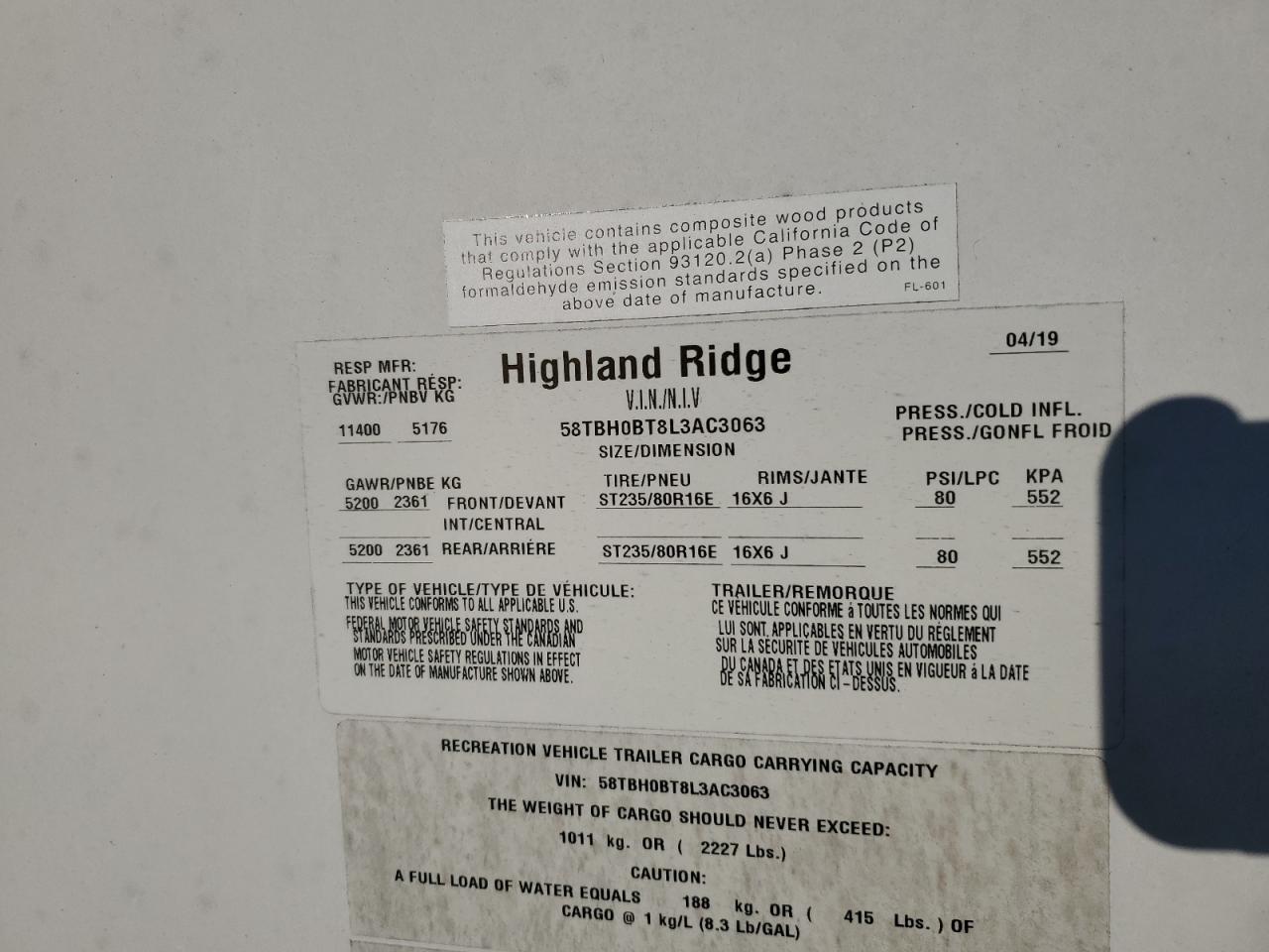 Highland Ridge Highland R