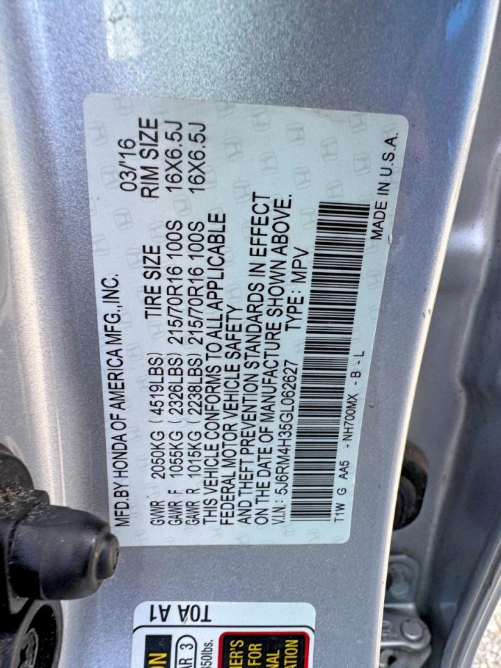 Honda Crv Lx