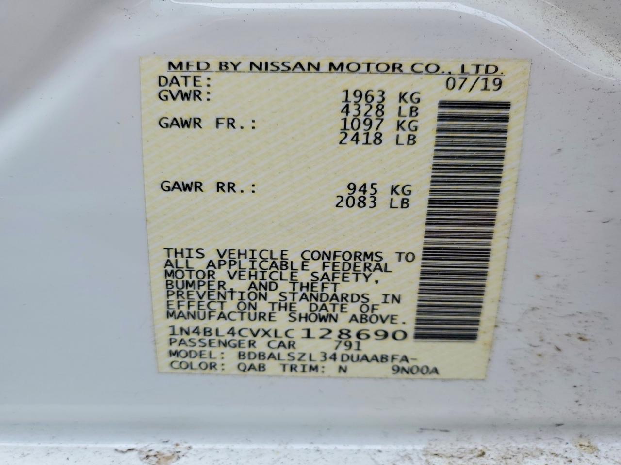 Nissan Altima 2.5 Sr