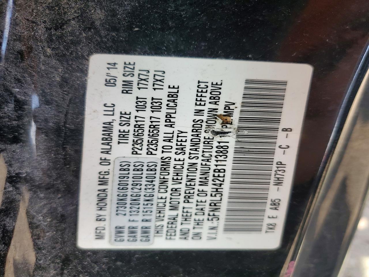 Honda Odyssey Ex