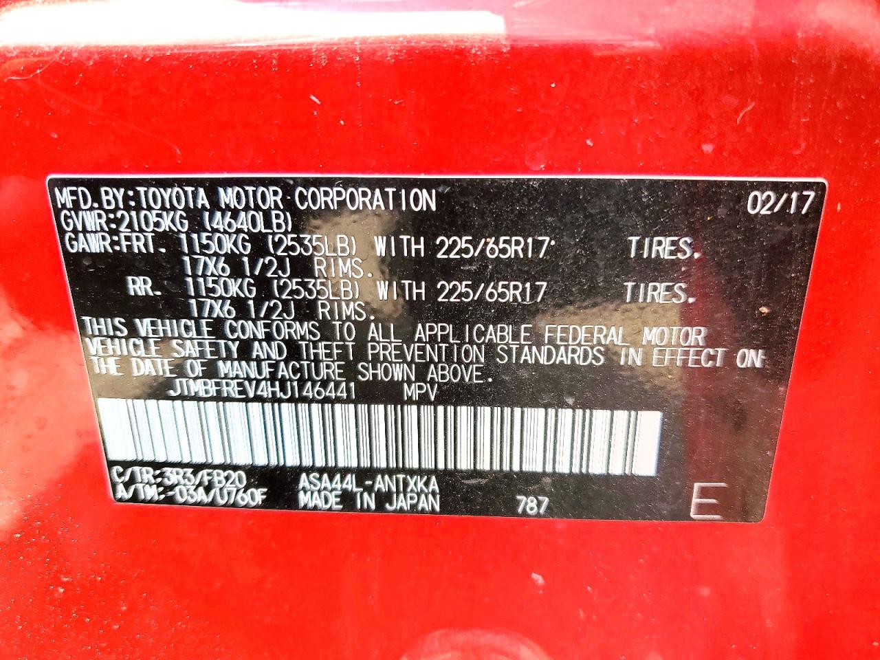 Toyota RAV4 Le