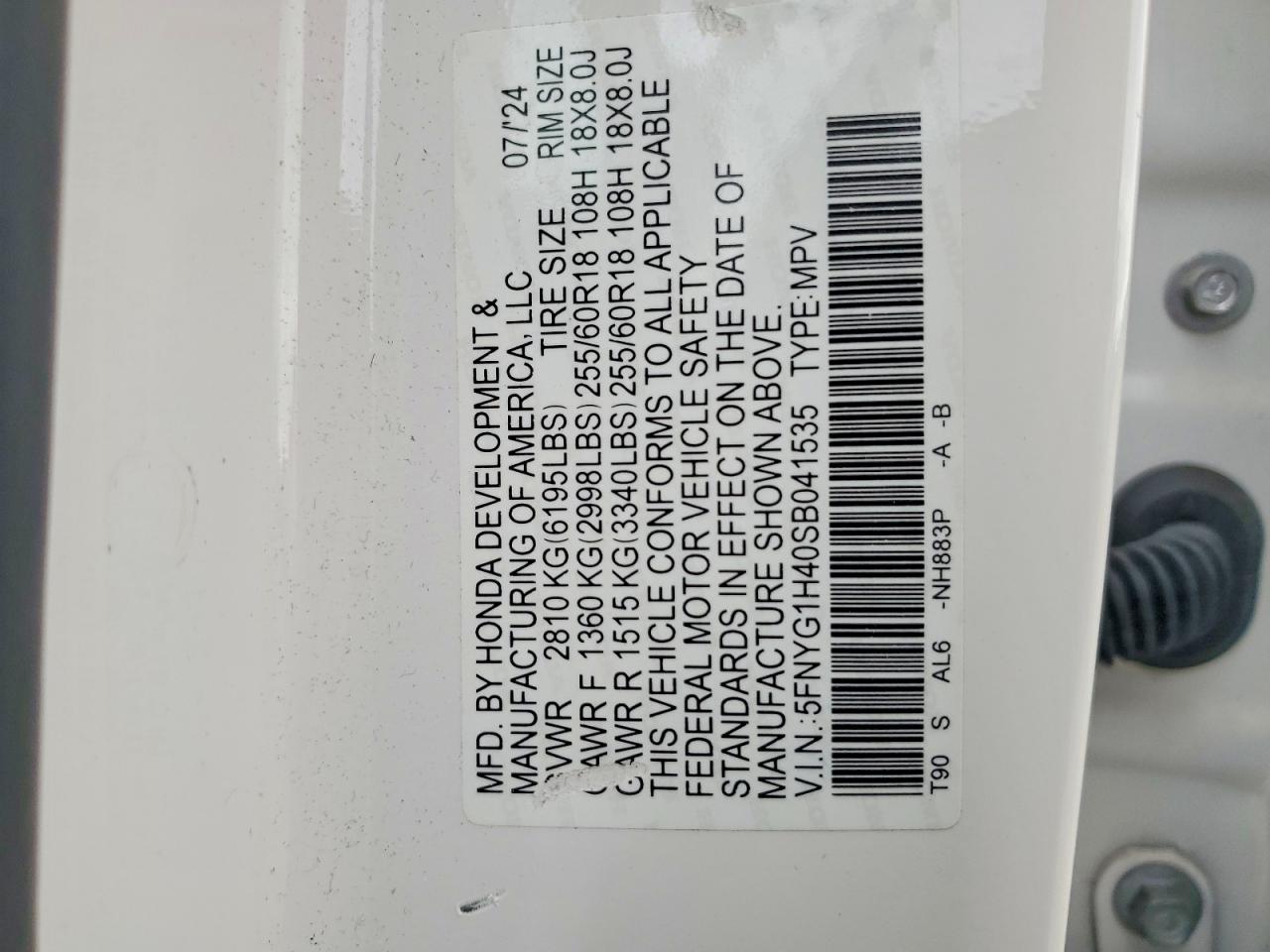 Honda Pilot Exl