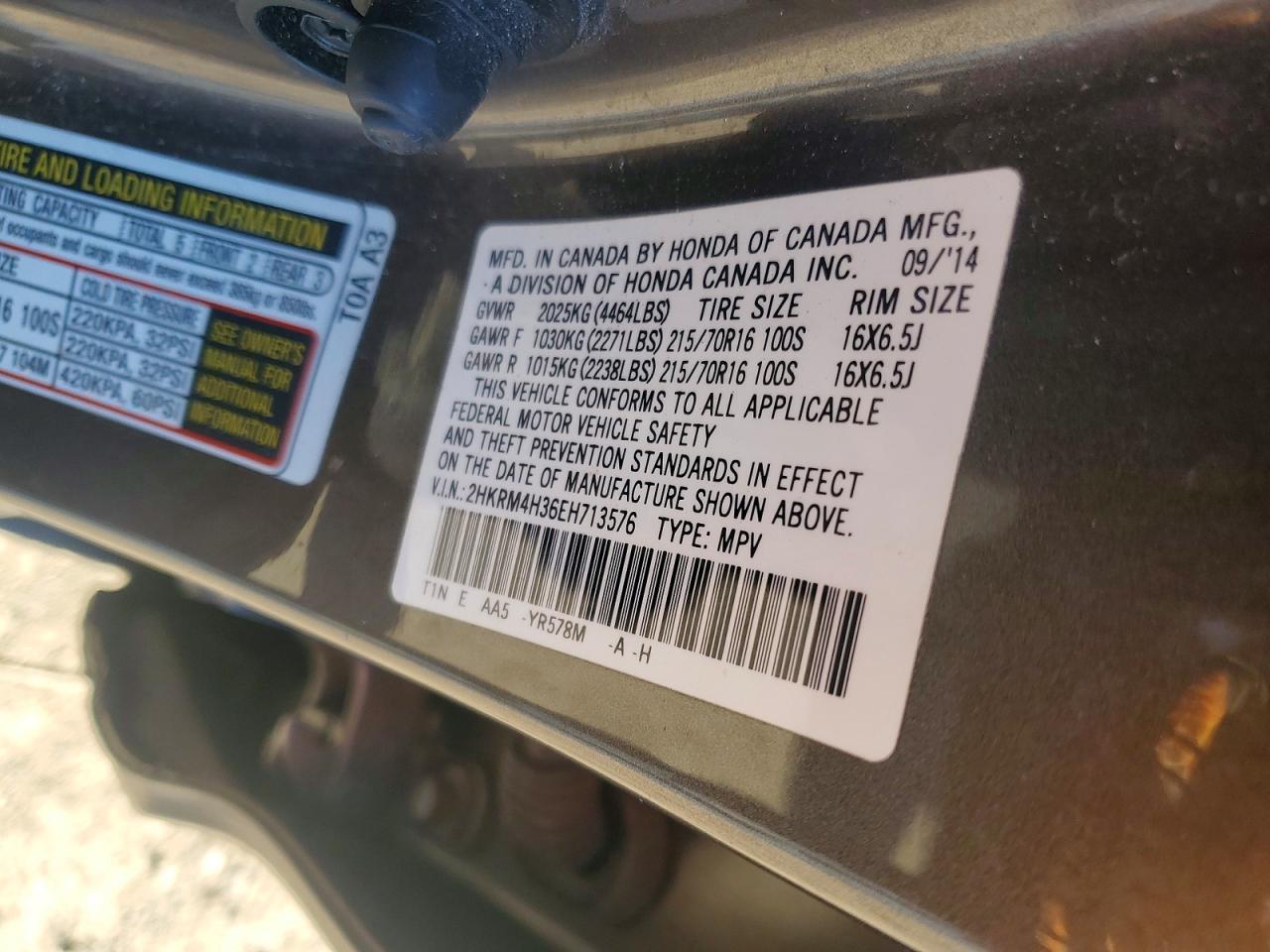 Honda Crv Lx