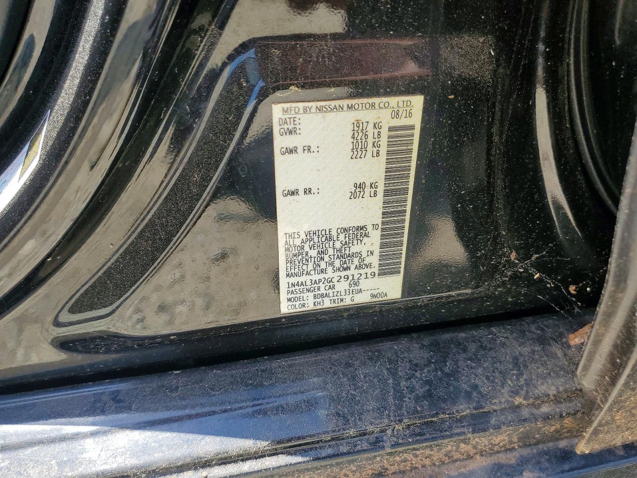 Nissan Altima 2.5 Sv
