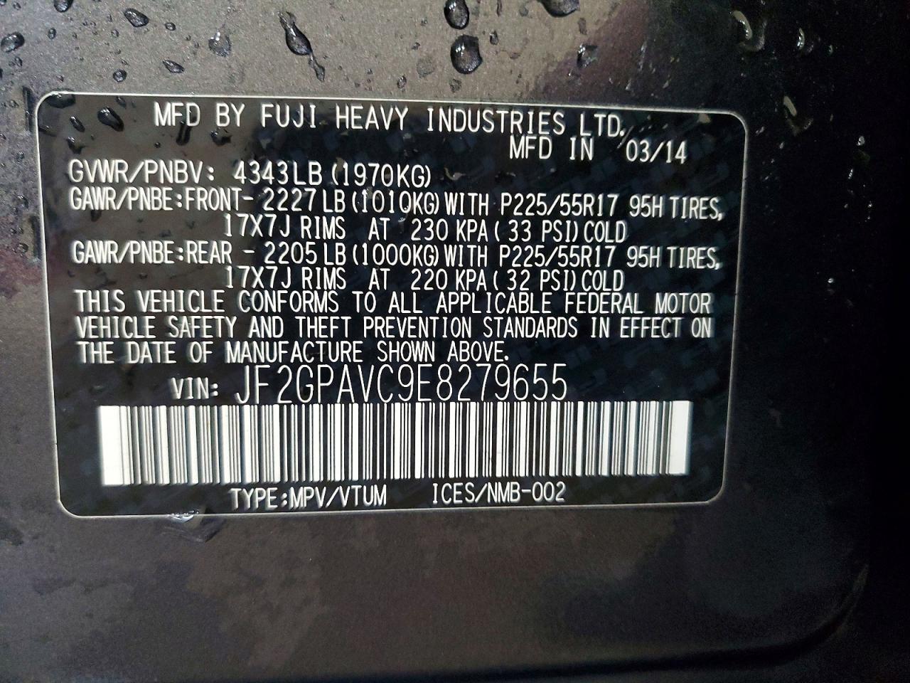 Subaru Xv 2.0 Premium