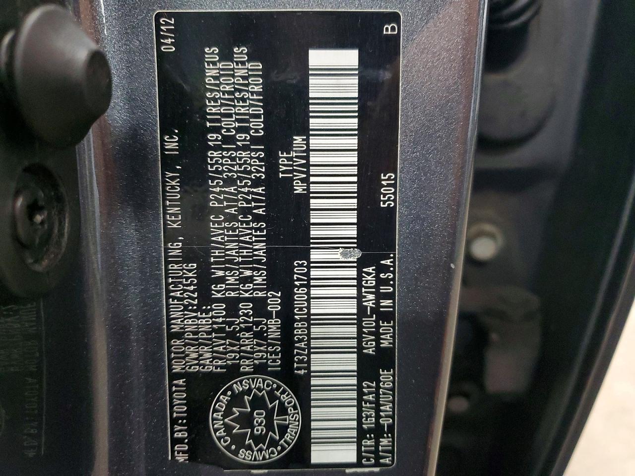 Toyota Venza Le