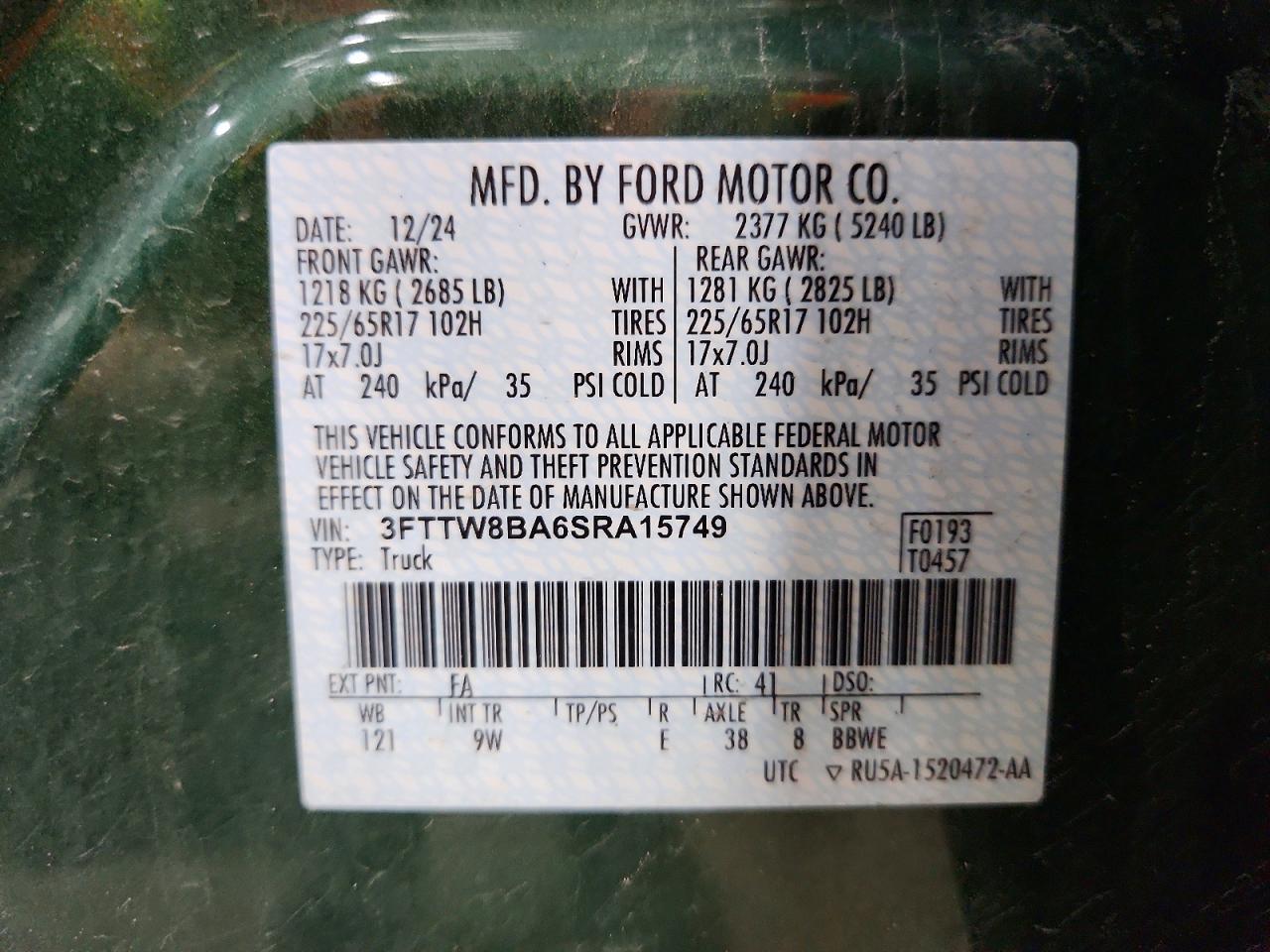 Ford Maverick Xl