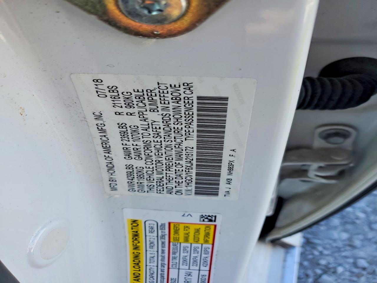 Honda Accord Exl
