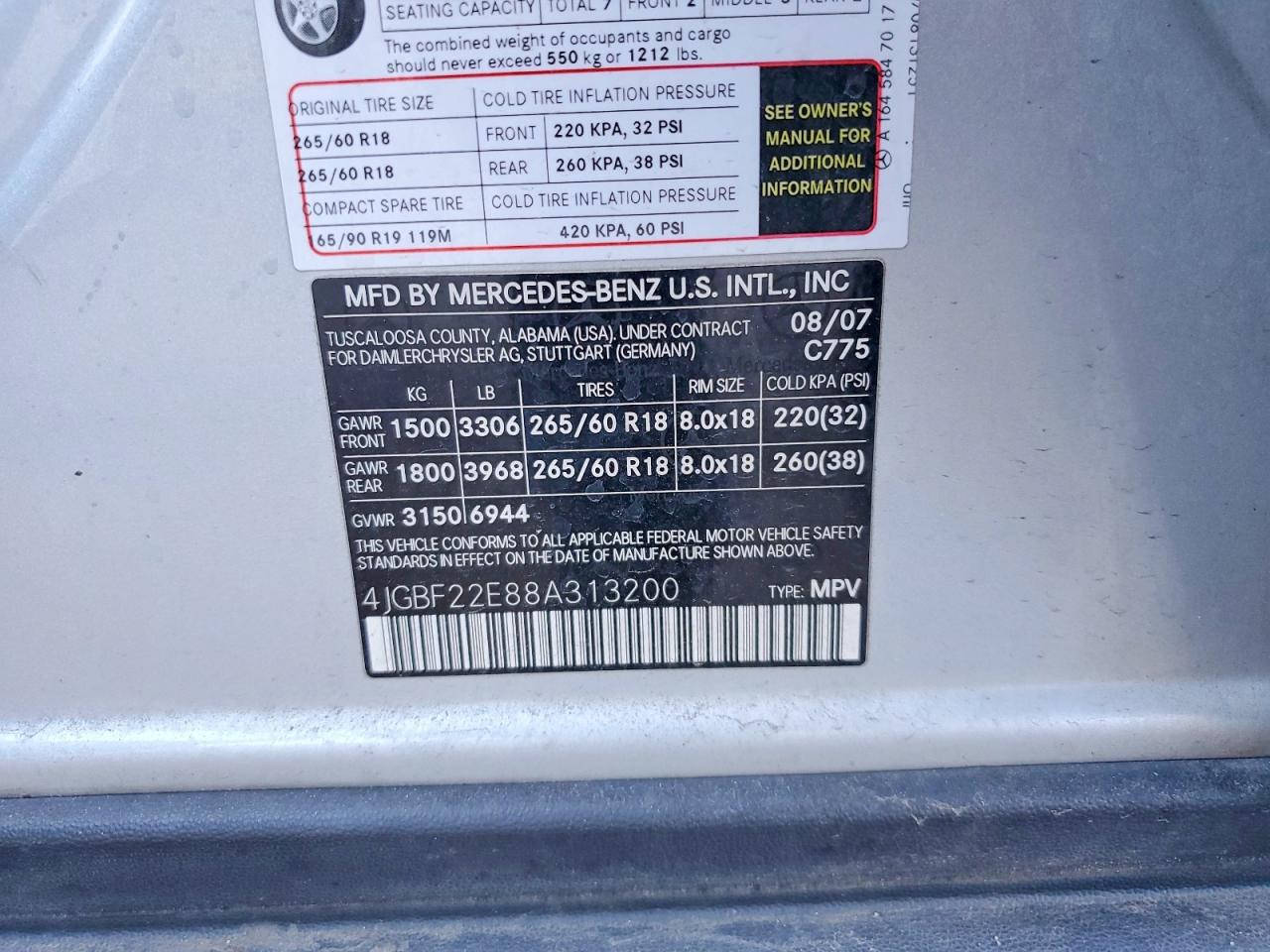 Mercedes-Benz G-Class 320 Cdi