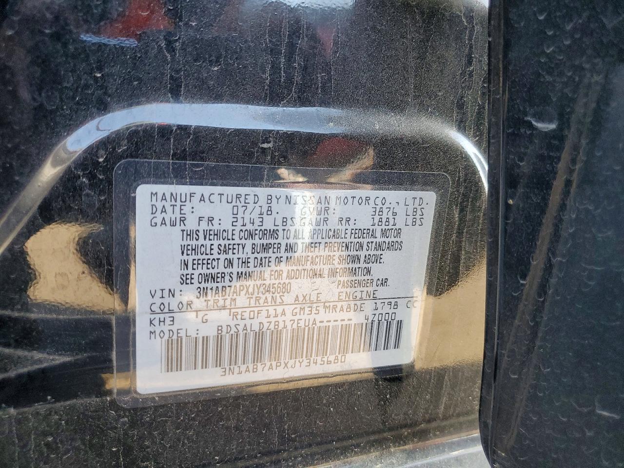 Nissan Sentra Sv