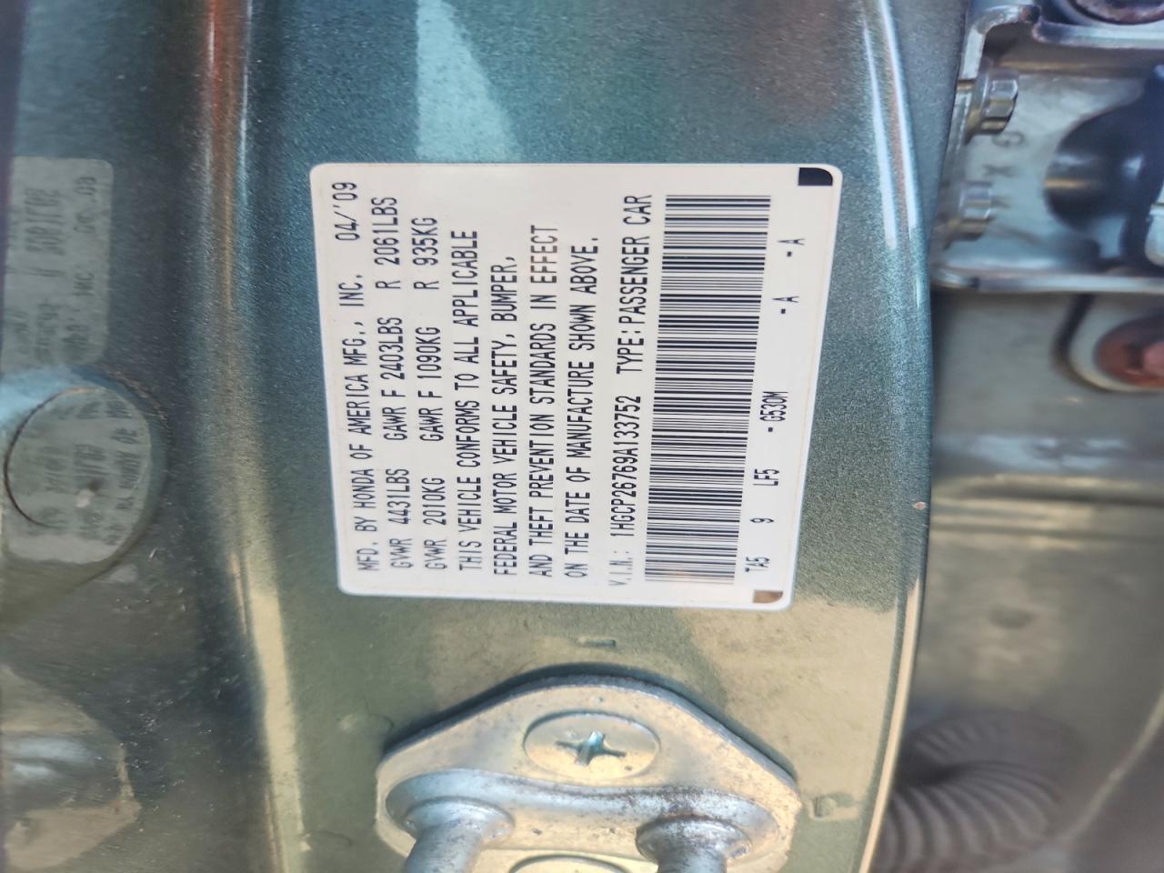 Honda Accord Ex