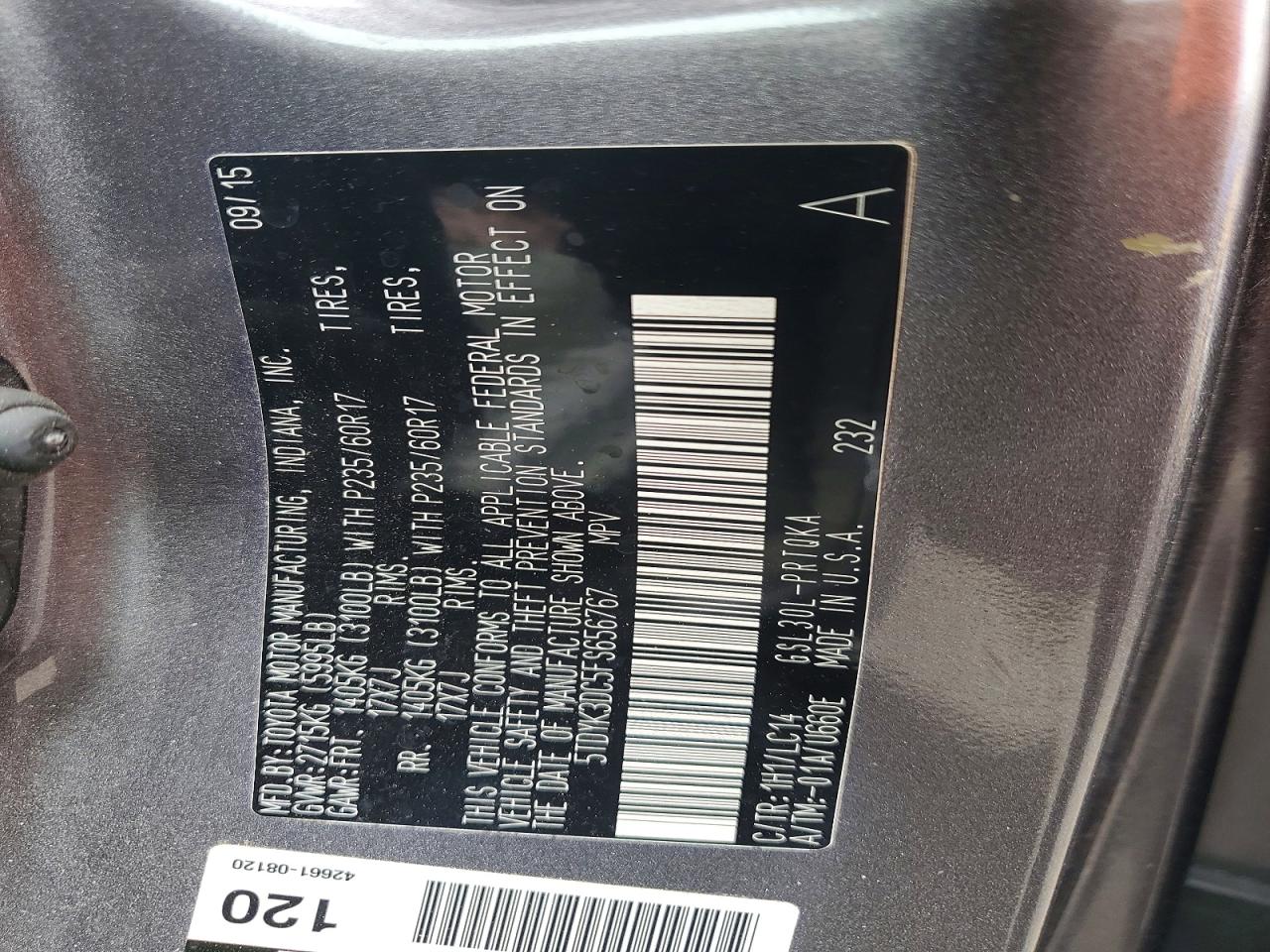 Toyota Sienna Xle 8-passenger