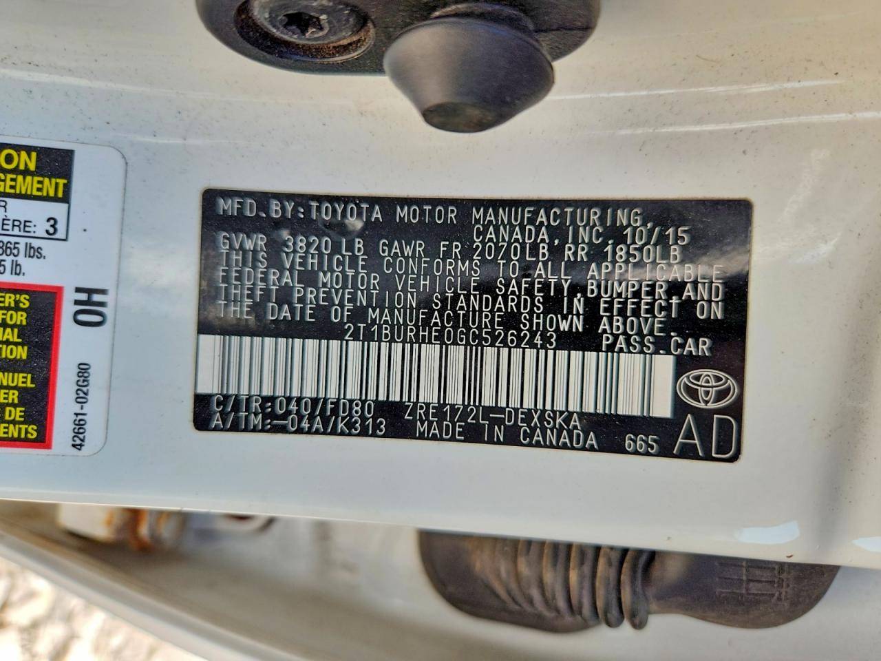 Toyota Corolla S Plus