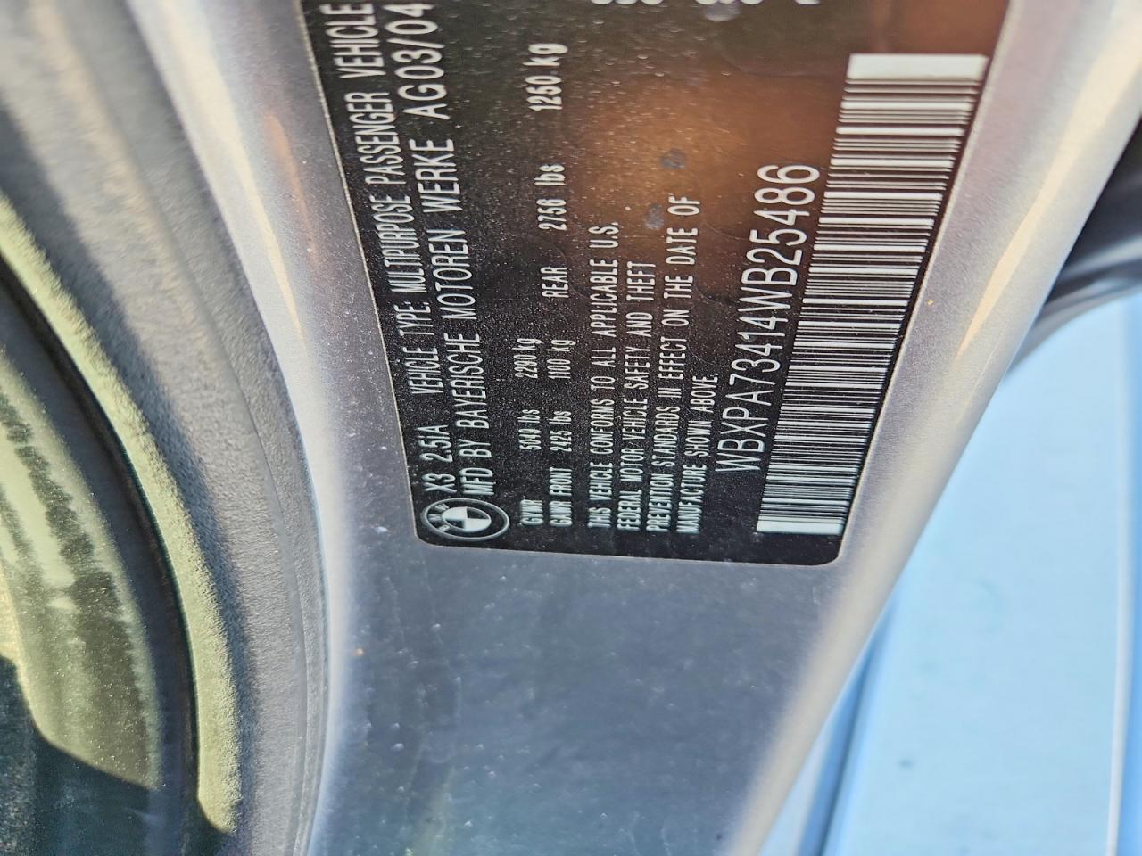 BMW X Series 2.5i