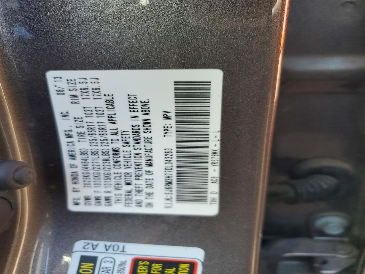 Honda Crv Exl