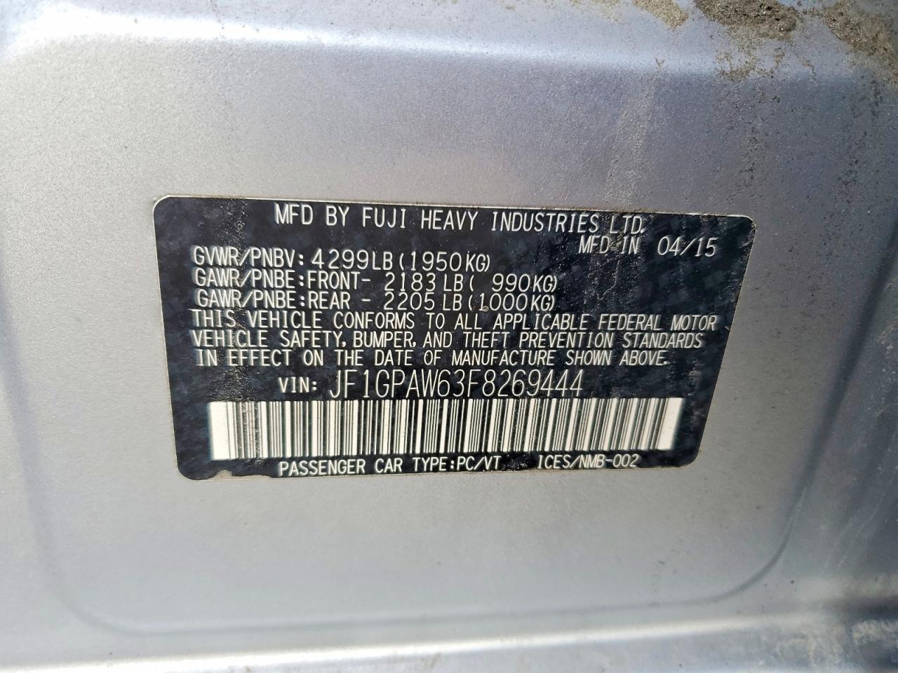 Subaru Impreza Sport Limited