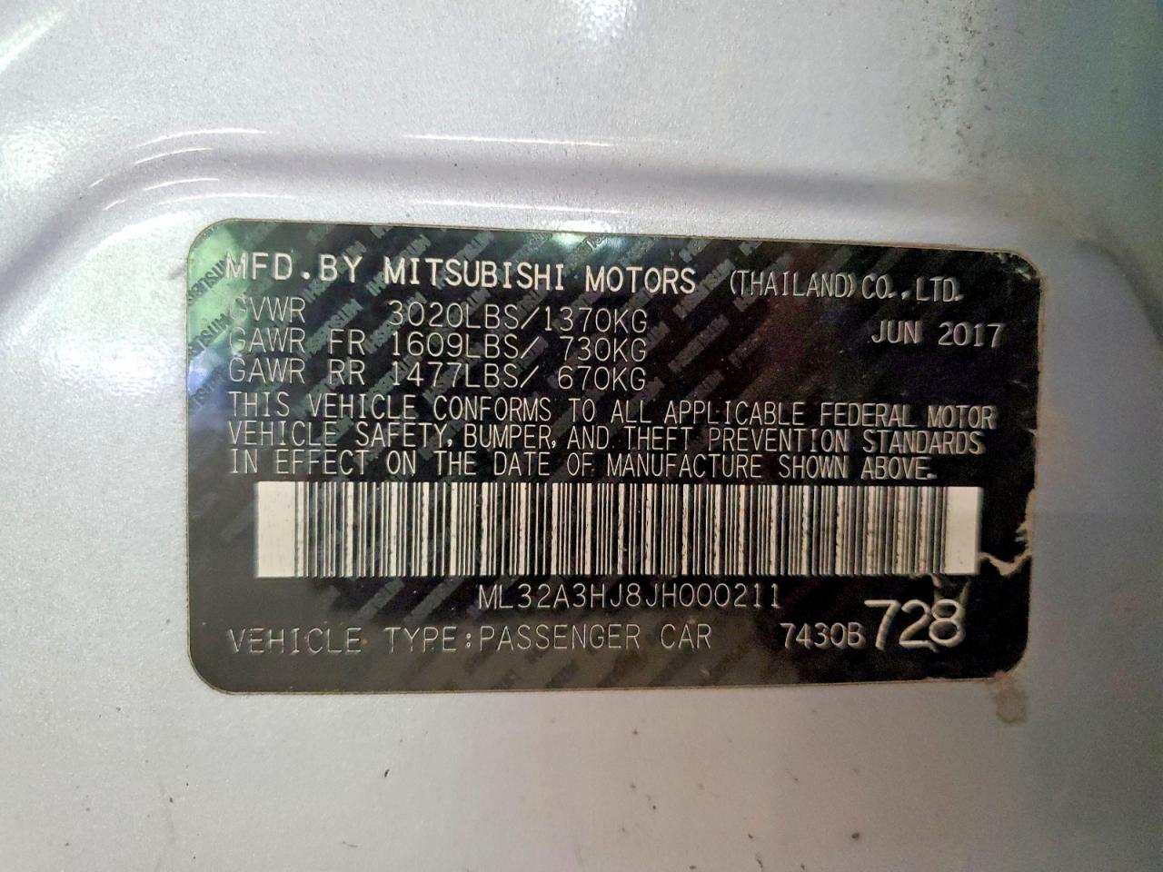 Mitsubishi Mirage Es