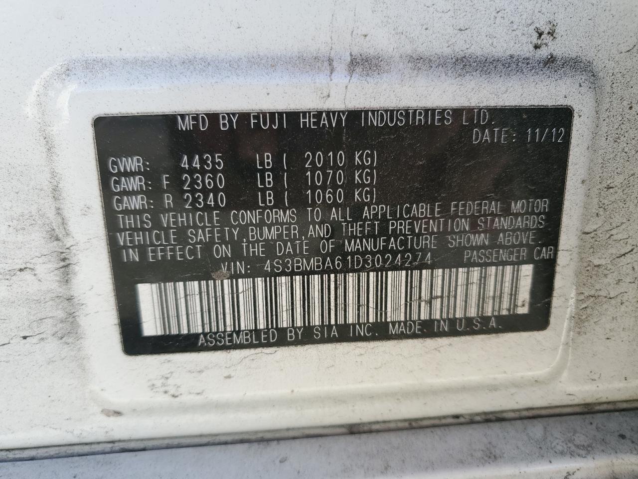 Subaru Legacy 2.5i