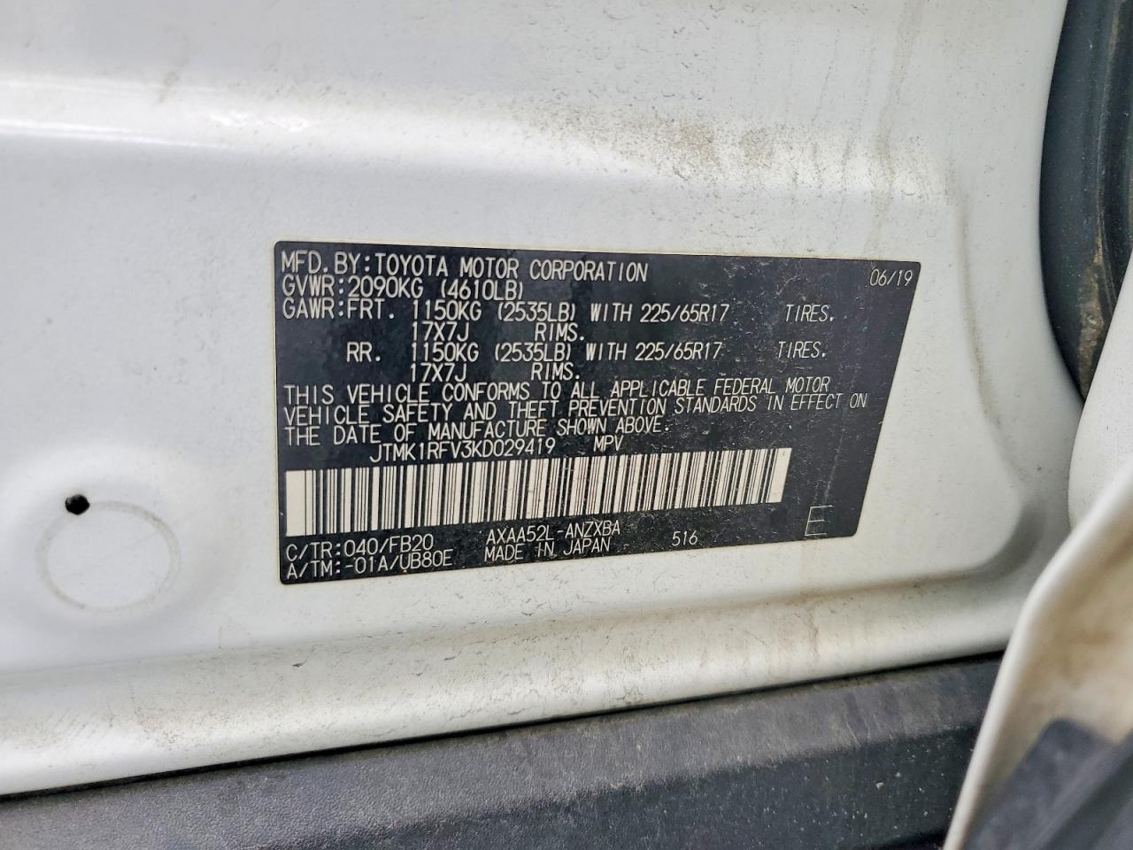 Toyota RAV4 Le