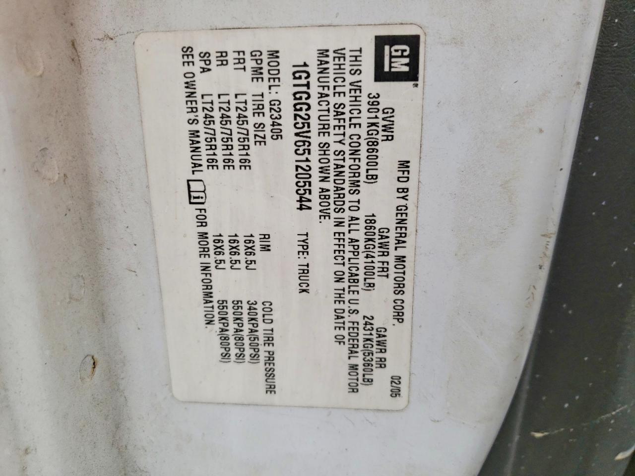 GMC Savana G2500