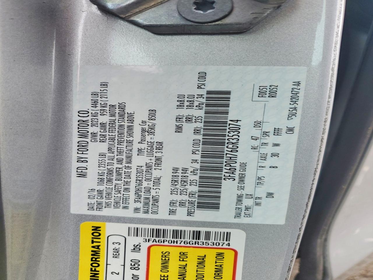 Ford Fusion Se