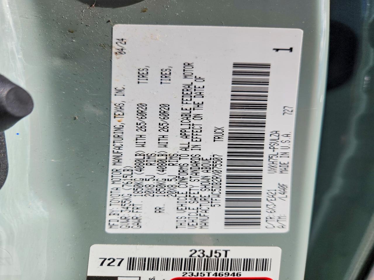 Toyota Tundra Limited Hv